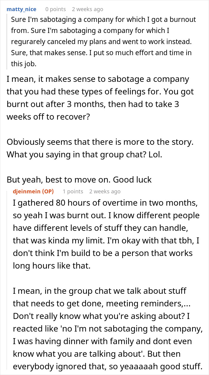 Boss Tries To Use Burned-Out Worker As A Scapegoat, She Quits Boss Tries To Use Burned-Out Worker As A Scapegoat, She Quits