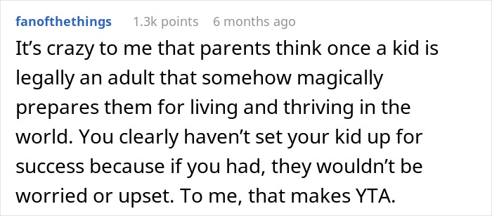Parents Want To Downsize, Expect Their 19-Year-Old To Move Out