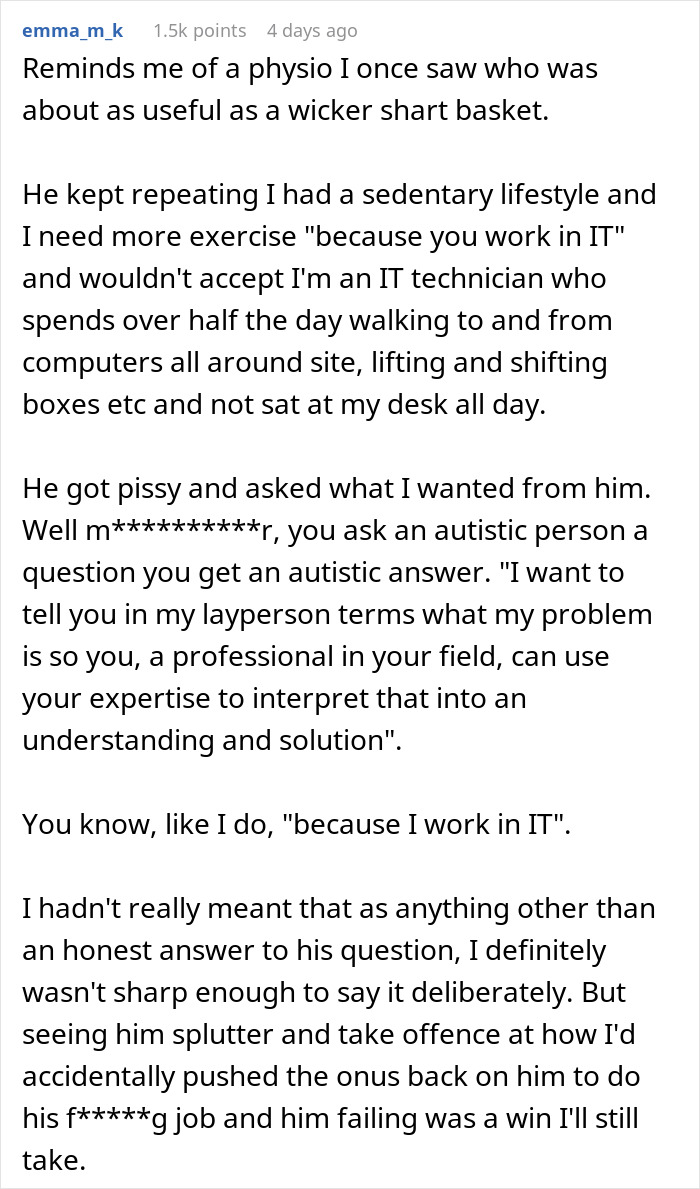 Woman Embarrasses Surgeon In Front Of Med Students For Disregarding Her Because He Knows Better Woman Embarrasses Surgeon In Front Of Med Students For Disregarding Her Because He Knows Better