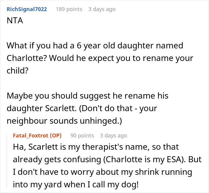 Man Thinks His 2 Y.O. Daughter Deserves Her Name More Than A 6 Y.O. Dog, Demands It Be Changed