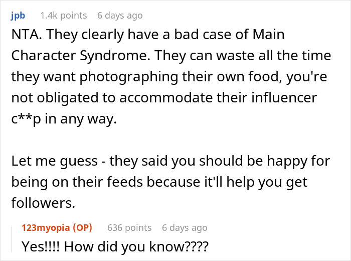 &ldquo;Sorry Guys, It&rsquo;s My Cheat Day&rdquo;: Person Refuses To Appease Influencers At A Restaurant