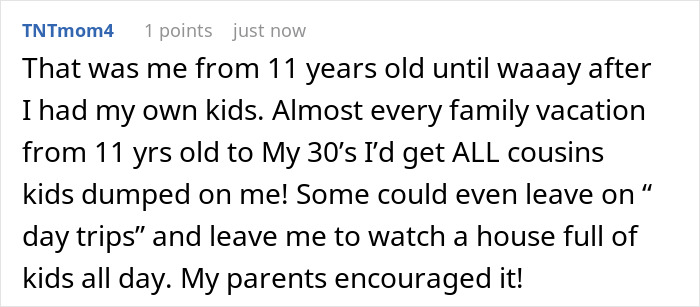 Woman Is Tired Of Family Dumping Their Kids On Her At Events, Stops Going
