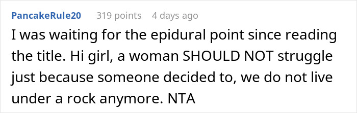 Screenshot of a Reddit comment discussing a stay-at-home mom scolding a mom sending kids to daycare. Screenshot of a Reddit comment discussing a stay-at-home mom scolding a mom sending kids to daycare.