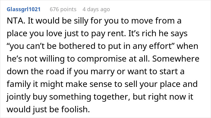 Woman Shares Why Her BF Refuses To Move Into Her Apartment, Internet Instantly Spot Red Flags