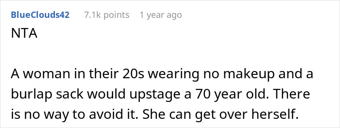 71 Y.O. Bride Accuses Granddaughter Of Upstaging Her, Internet Says She Needs A Reality Check