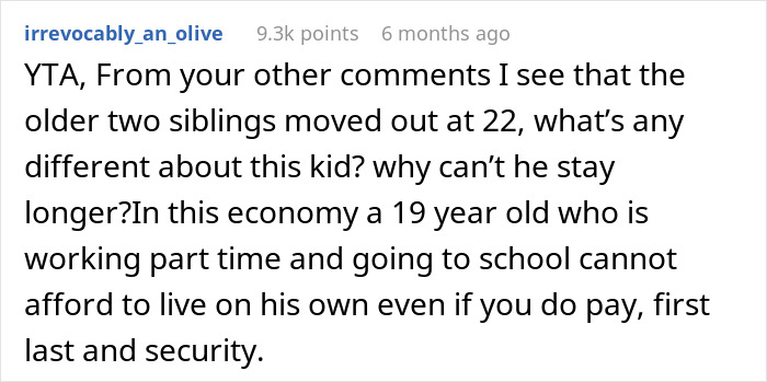 Parents Want To Downsize, Expect Their 19-Year-Old To Move Out