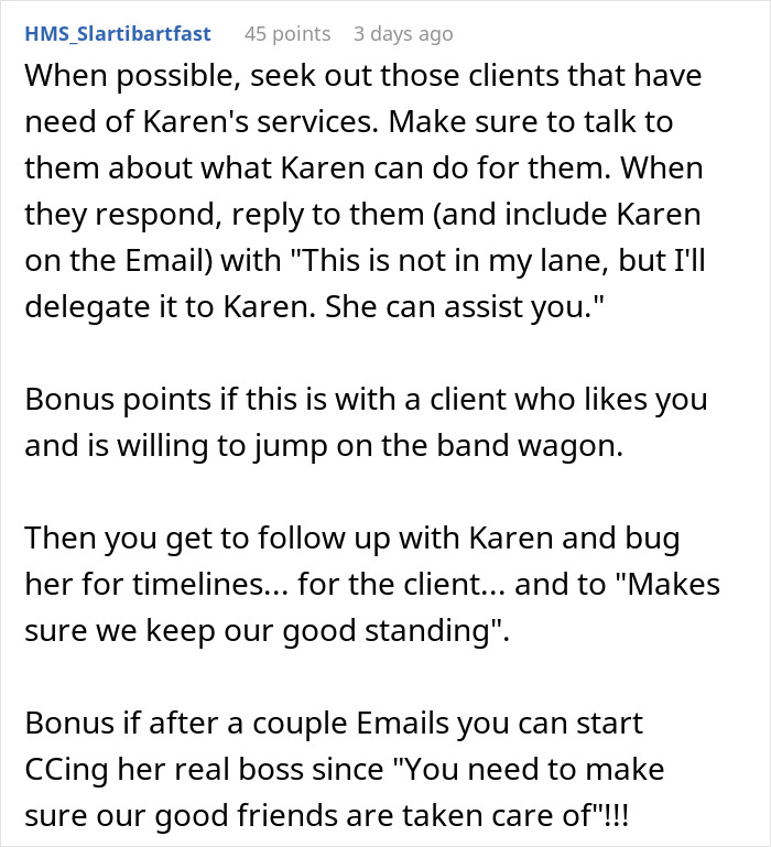 Power-Tripping Karen Acts Like A Coworker Is Her Assistant, Comes To Regret It