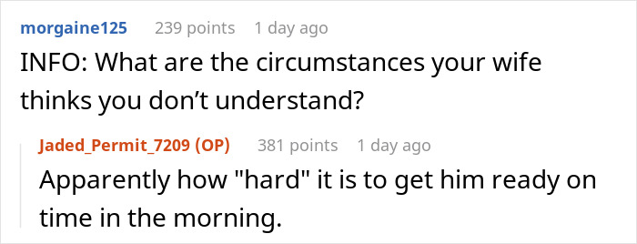 Guy With 2 Jobs Starts Simply Leaving When His Jobless Wife Can&rsquo;t Get Son Ready In Time For Daycare