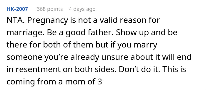 Man Asks If He’s A Jerk For Not Loving His Pregnant Wife-To-Be, Netizens Validate His Feelings Man Asks If He’s A Jerk For Not Loving His Pregnant Wife-To-Be, Netizens Validate His Feelings