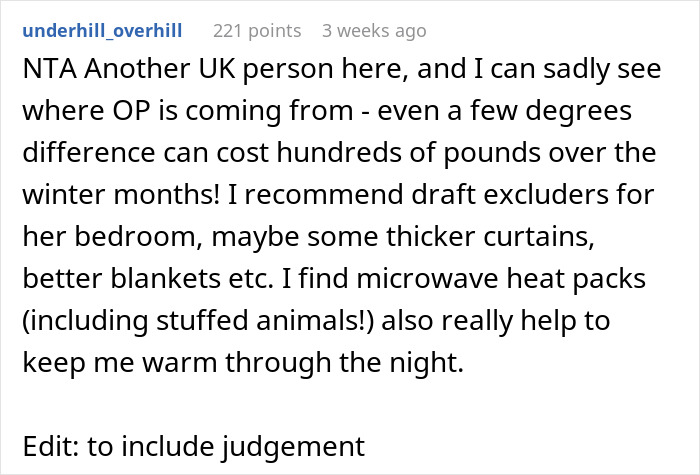 Internet Blasts Mom For Making Daughter Freeze At Night And Refusing To Adjust Temps