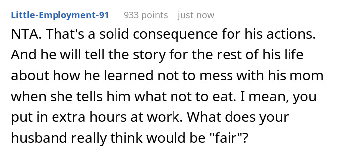 Screenshot of a Reddit comment discussing consequences for devouring $70 worth of charcuterie meant for Thanksgiving. Screenshot of a Reddit comment discussing consequences for devouring $70 worth of charcuterie meant for Thanksgiving.