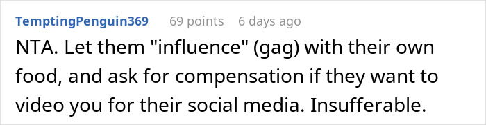 &ldquo;Sorry Guys, It&rsquo;s My Cheat Day&rdquo;: Person Refuses To Appease Influencers At A Restaurant