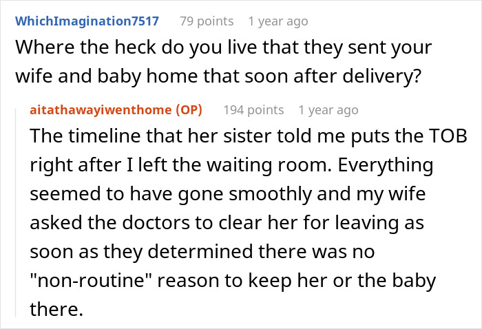 Guy Leaves Instead Of Waiting Around After Wife Bans Him From The Delivery Room, She's Furious