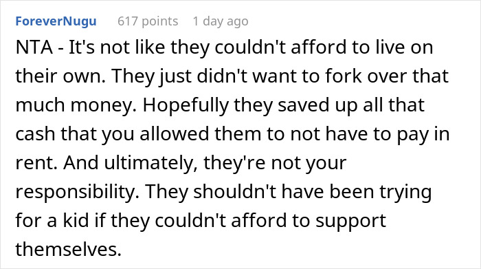 The Internet Weighs In Whether Guy Was A Jerk To Ask Brother And His Pregnant Wife To Move Out