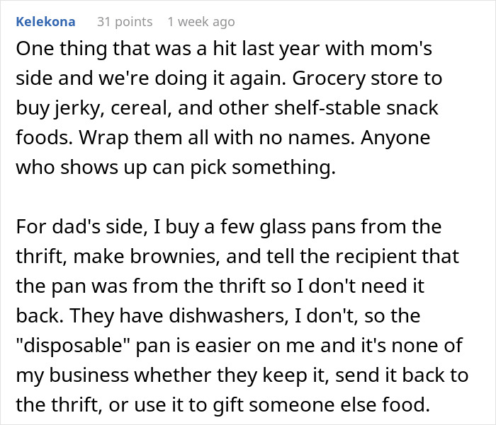 “Gifting In America Has Become Insane”: Woman Shares Her New Gift Strategy For Christmas “Gifting In America Has Become Insane”: Woman Shares Her New Gift Strategy For Christmas