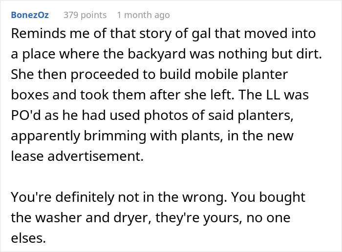 Landlord Calls The Police On Ex-Tenant For Taking Washer And Dryer He Bought Himself Landlord Calls The Police On Ex-Tenant For Taking Washer And Dryer He Bought Himself
