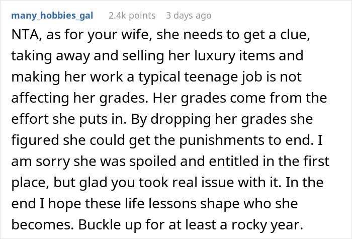 16-Year-Old Bullies A Kid For Being Poor, So Her Stepdad Takes Away All Her &ldquo;Luxuries&rdquo;