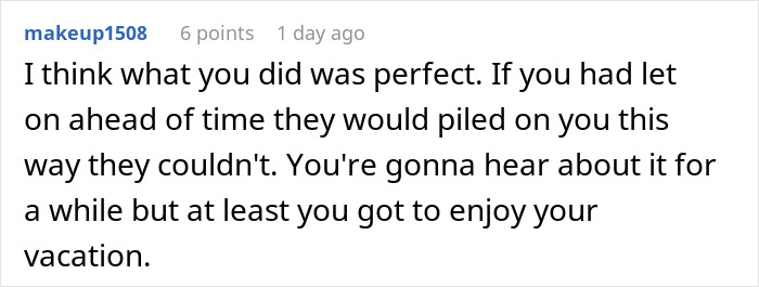 Woman Ditches Her Family Vacation, They're Furious As They've Planned To Exploit Her