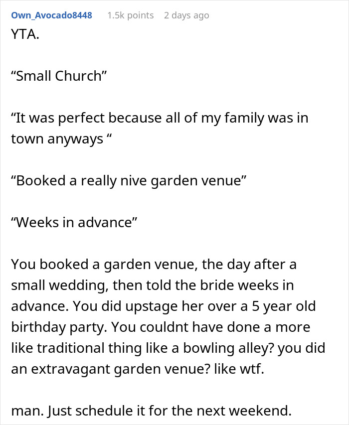 Woman Throws Kid's B-Day Party A Day After SIL's Wedding, Sparks Debate On Whether It's Appropriate