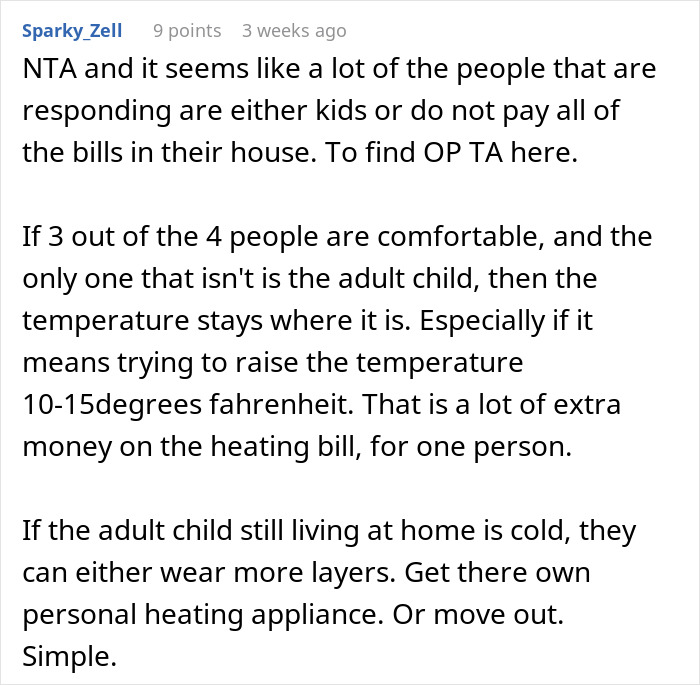 Internet Blasts Mom For Making Daughter Freeze At Night And Refusing To Adjust Temps