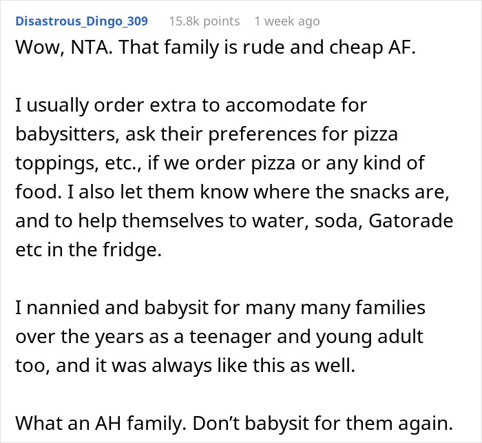 "Looked At Me Puzzled": Parents Aghast After Babysitter Confesses To Having A Few Slices Of Pizza 