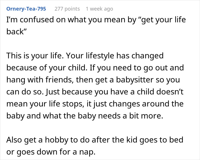 New Dad Asks When He Will Finally Get Some Of His Life Back, Gets Advice From Seasoned Parents New Dad Asks When He Will Finally Get Some Of His Life Back, Gets Advice From Seasoned Parents