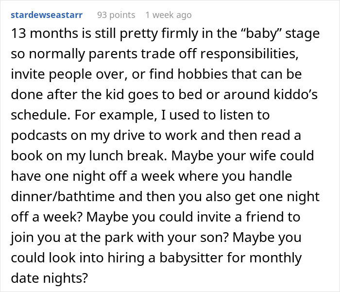 New Dad Asks When He Will Finally Get Some Of His Life Back, Gets Advice From Seasoned Parents New Dad Asks When He Will Finally Get Some Of His Life Back, Gets Advice From Seasoned Parents