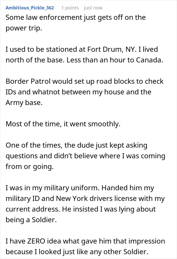 Woman Gets Rid Of Nosy Cop By Playing Dumb And Giving Absurdly Detailed Answers To Questions