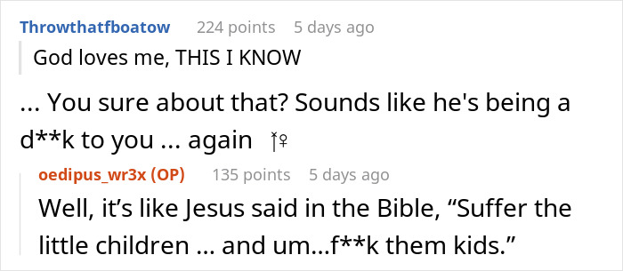 &ldquo;[God] Is Really Testing My Patience&rdquo;: Elderly Lady Rants About Well-Behaved Kid On The Plane