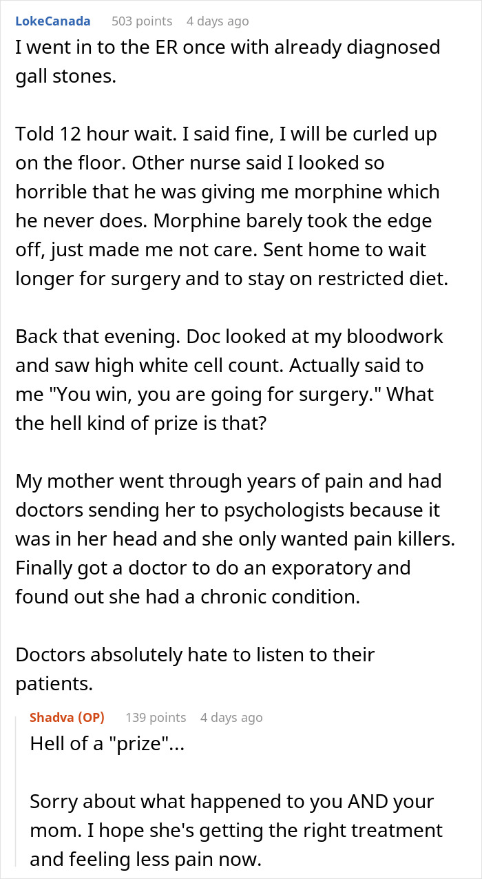Woman Embarrasses Surgeon In Front Of Med Students For Disregarding Her Because He Knows Better Woman Embarrasses Surgeon In Front Of Med Students For Disregarding Her Because He Knows Better