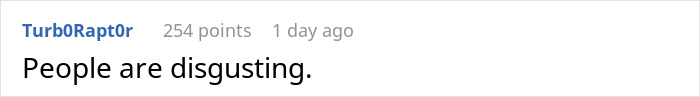 Comment on social media expressing disgust over a family taking all Halloween candy meant for trick or treaters. Comment on social media expressing disgust over a family taking all Halloween candy meant for trick or treaters.