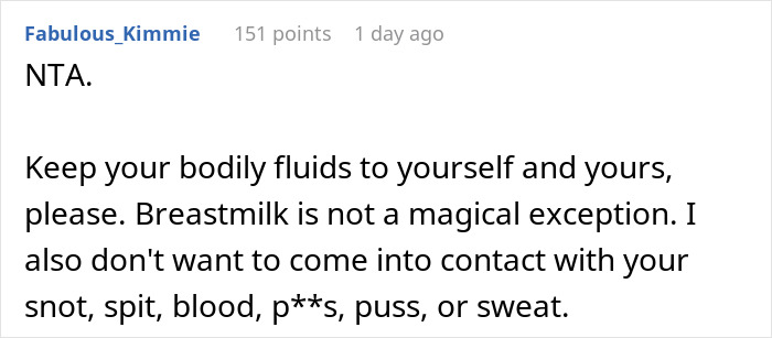 &ldquo;AITA For Banning My SIL From Babysitting After She Put Breastmilk In My Child&rsquo;s Ears&rdquo;