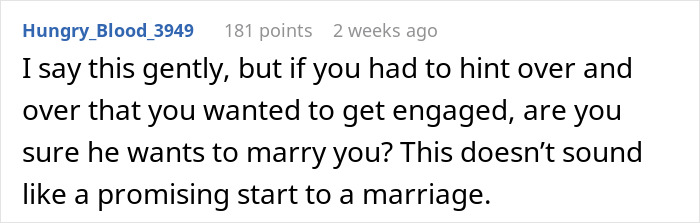 Woman Feels Guilty She Won't Be Able To Get Over Awful Proposal, People Tell Her To Run