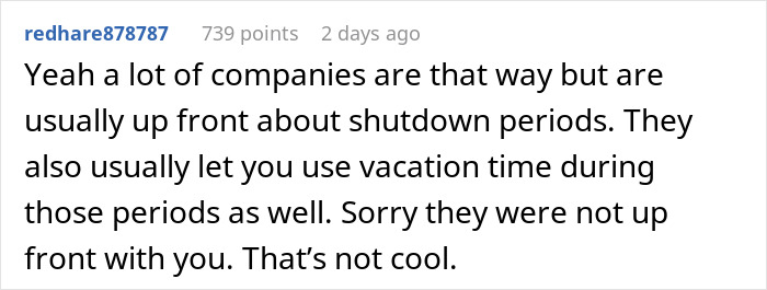 Employee Shares Their Frustration After Finding Out Company Doesn&rsquo;t Pay For Christmas Break