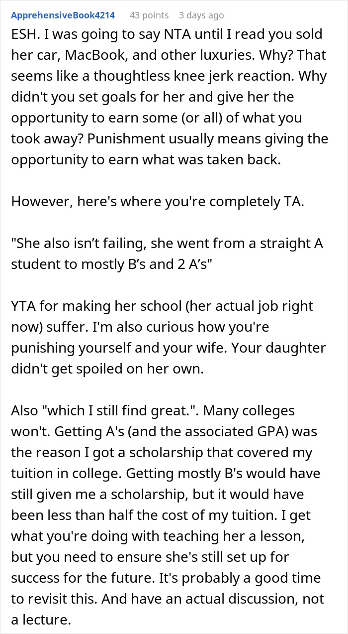 16-Year-Old Bullies A Kid For Being Poor, So Her Stepdad Takes Away All Her &ldquo;Luxuries&rdquo;