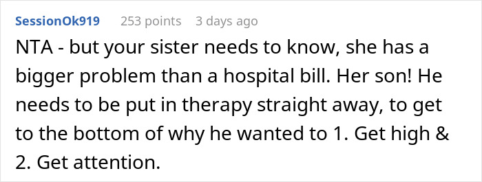 “AITA For Not Paying My Nephew’s Hospital Bill?” “AITA For Not Paying My Nephew’s Hospital Bill?”
