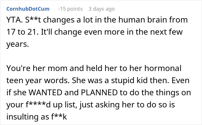 Internet Split After Mom Won't Let Homeless Daughter Move Back In If She Doesn't Meet Her 6 Conditions Internet Split After Mom Won't Let Homeless Daughter Move Back In If She Doesn't Meet Her 6 Conditions