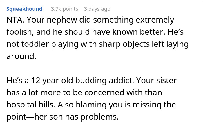 “AITA For Not Paying My Nephew’s Hospital Bill?” “AITA For Not Paying My Nephew’s Hospital Bill?”