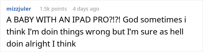 Mom Refuses To Pay For Broken iPad Pro After Parents Leave It With 11-Month-Old At Daycare