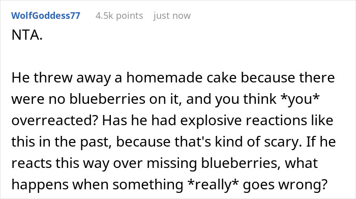 Man Dubs Wife An Overreactor After She Leaves When He Tosses A Cake She Made For Stepkid