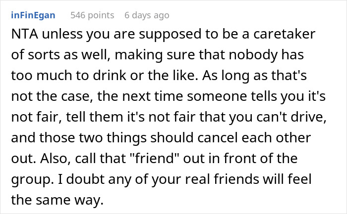 Person Enjoys Drinks On Their DD Nights As They Can&rsquo;t Operate A Vehicle, Gets Under A Friend&rsquo;s Skin