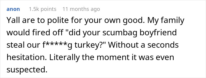 Guy Meets GF’s Parents For The First Time On Thanksgiving, Steals Their Turkey And Runs Off Guy Meets GF’s Parents For The First Time On Thanksgiving, Steals Their Turkey And Runs Off