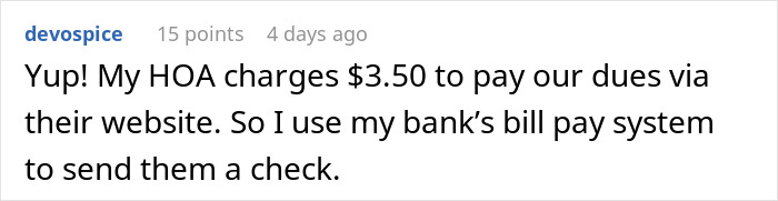 &ldquo;I View It As A Win&rdquo;: Company Charges A $10 Fee For Each Payment So This Person Goes Old-School