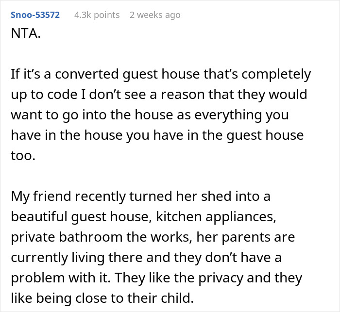 Parents Get Mad About Living In Daughter&rsquo;s Totally Converted Garage, She Suggests The Nursing Home