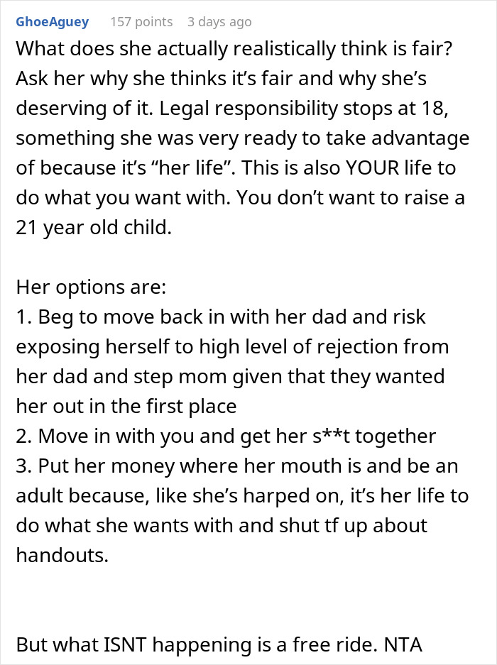 Internet Split After Mom Won't Let Homeless Daughter Move Back In If She Doesn't Meet Her 6 Conditions Internet Split After Mom Won't Let Homeless Daughter Move Back In If She Doesn't Meet Her 6 Conditions