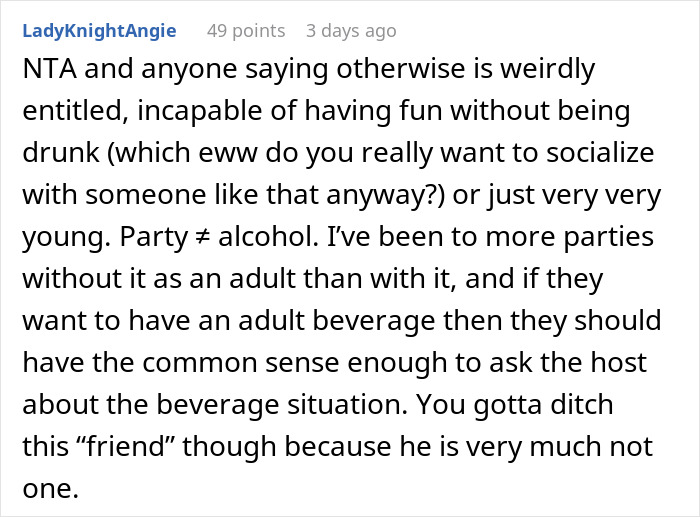 Host Throws Alcohol-Free Halloween Party, Best Friend Buys Booze And Demands She Chip In $75