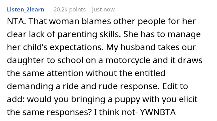 Mom Allows 7 Y.O. To Ride A Pony To School, Causing Entitled Parent To Go Off On Her