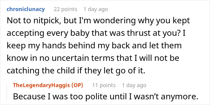 Woman Is Tired Of Family Dumping Their Kids On Her At Events, Stops Going