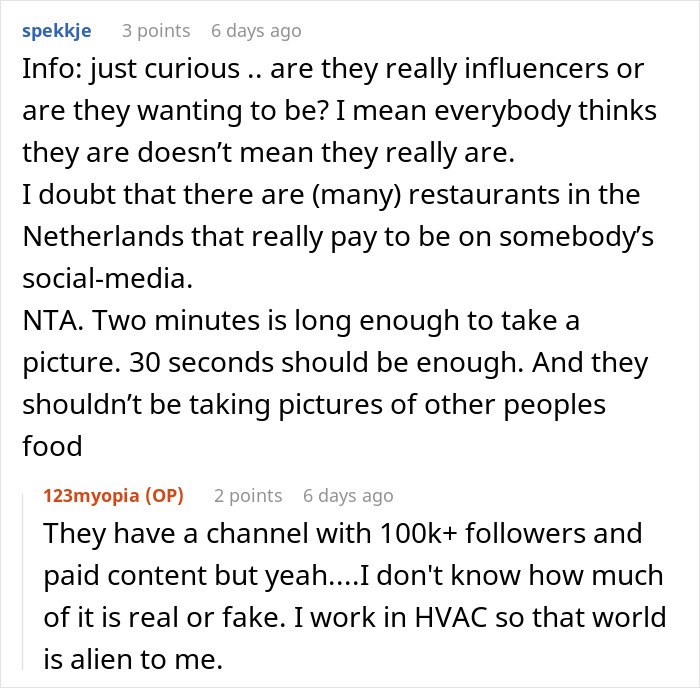 &ldquo;Sorry Guys, It&rsquo;s My Cheat Day&rdquo;: Person Refuses To Appease Influencers At A Restaurant