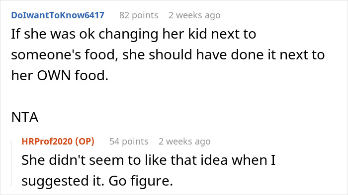 Mom Wants To Treat Restaurant Table As A Diaper Changing Station, Disgusted Customer Retaliates